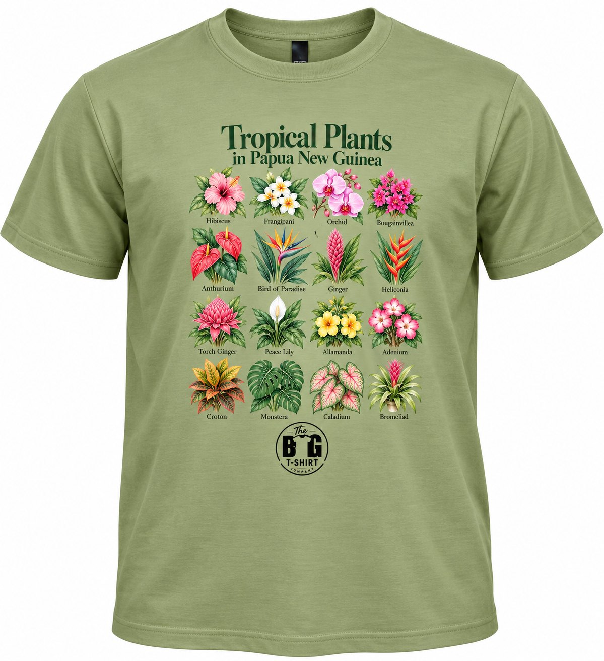 Tropical Plants PNG T-shirt